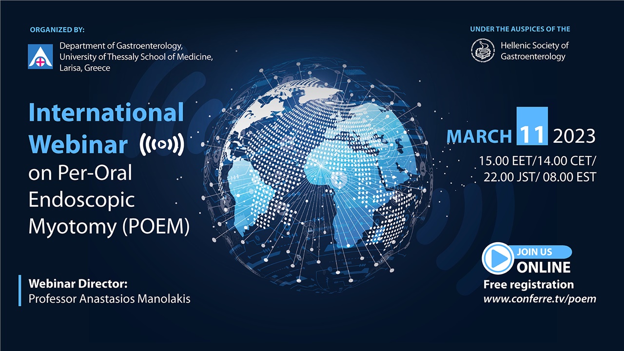 International Webinar on Per-Oral Endoscopic Myotomy (POEM)