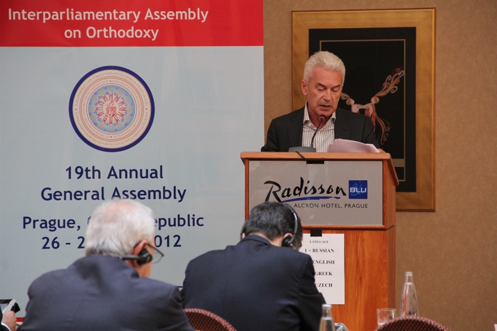  - 19th Annual Interparliamentary Assembly on Orthodoxy | Prague | 26-29 June 2012