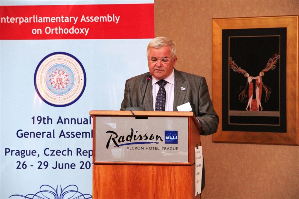  - 19th Annual Interparliamentary Assembly on Orthodoxy | Prague | 26-29 June 2012
