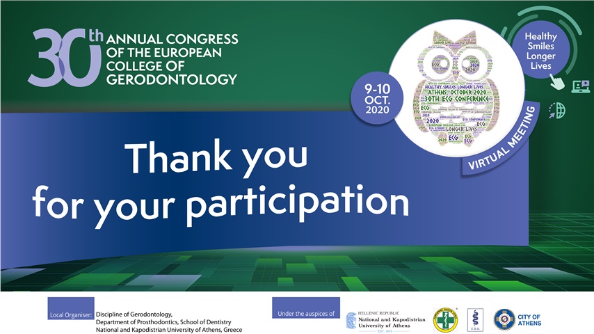 30th Annual Congress of the European College of Gerodontology