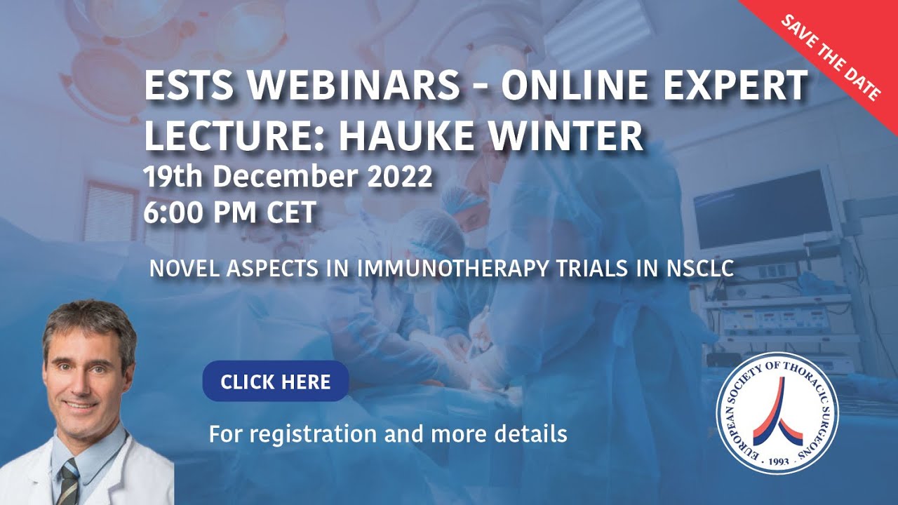 Novel aspects in immunotherapy trials in NSCLC, Hauke Winter,...