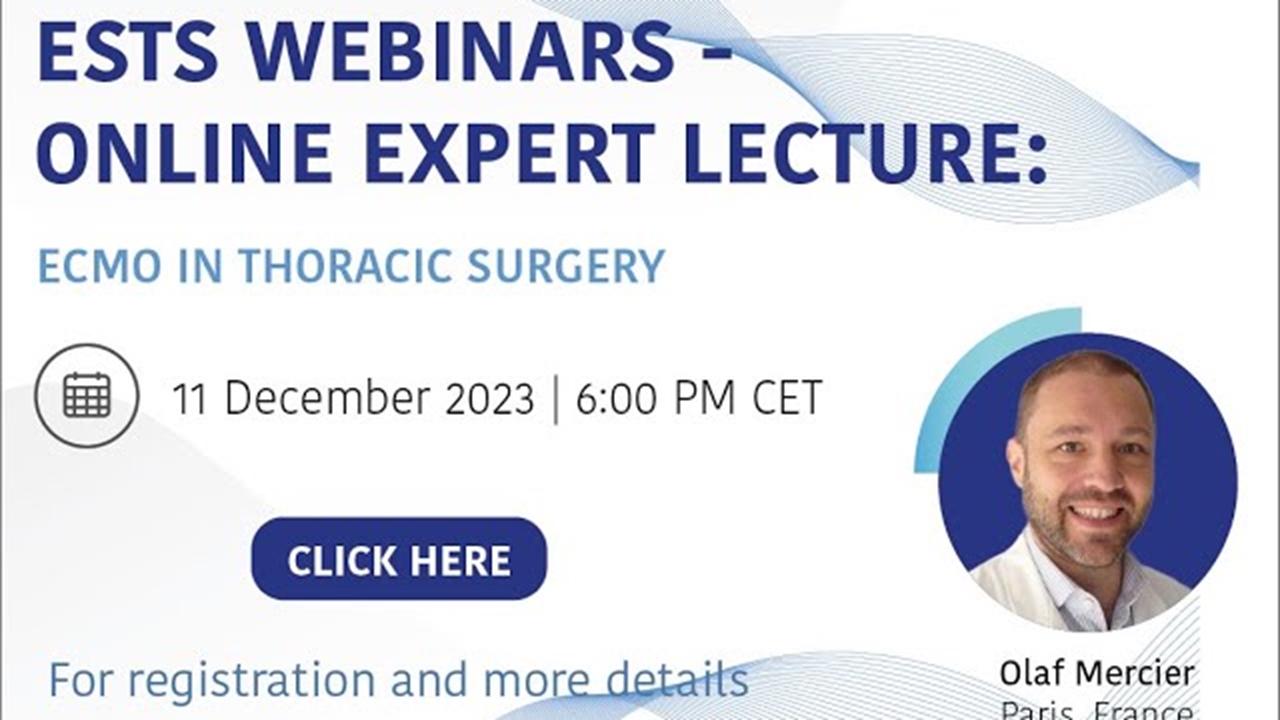 ECMO in thoracic surgery