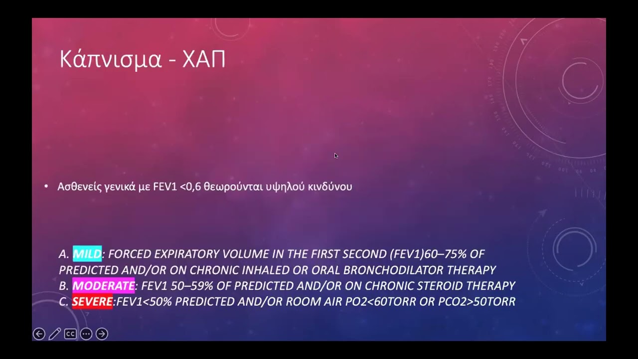 3ο μάθημα Ακαδημίας Χειρουργικής Θώρακος-Καρδιάς