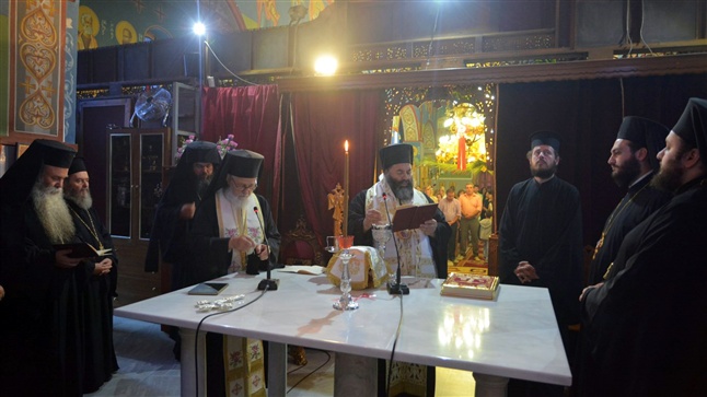 (Δελτίο Τύπου) Αρχιερατικός Εσπερινός των Εγκαινίων του Ιερού Ναού Γεννήσεως της Θεοτόκου - Γερακαρούς 