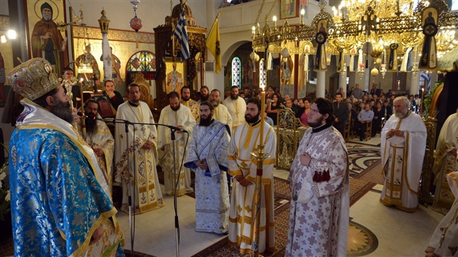 (Δελτίο Τύπου) Αρχιερατική Θεία Λειτουργία και εις Διάκονον χειροτονία στον Ι.Ν. Αγ. Νικολάου - Λαγυνών 