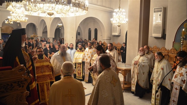 (Δελτίο Τύπου) Μέγας Αρχιερατικός Εσπερινός των Εγκαίνιων του Ι.Ν. Κοιμήσεως της Θεοτόκου-Βασιλουδίου