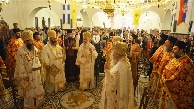 (Δελτίο Τύπου) Πατριαρχική Θεία Λειτουργία εις τον Καθεδρικό Ι.Ν. του Τιμίου Προδρόμου-Νεαπόλεως