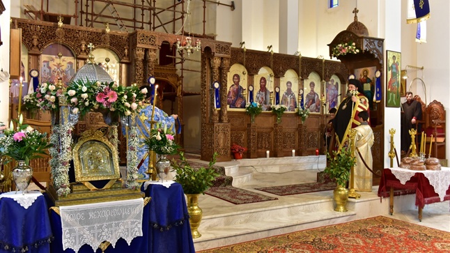 (Δελτίο Τύπου) Μέγας Πανηγυρικός Αρχιερατικός Εσπερινός επί τη Εορτή του Ευαγγελισμού της Υπεραγίας Θεοτόκου