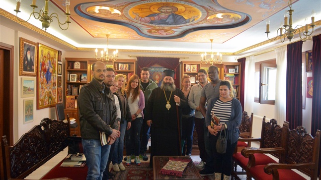 (Δελτίο Τύπου) Επίσκεψη Φοιτητών στον Μητροπολίτη Λαγκαδά, Λητής και Ρεντίνης κ.κ. Ιωάννη