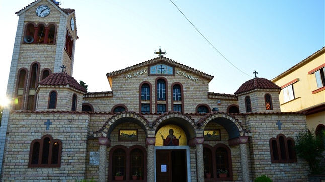 (Δελτίο Τύπου) Αρχιερατική Θεία Λειτουργία εις τον Ιερό Ναό Αγίας Κυράννας - Όσσας