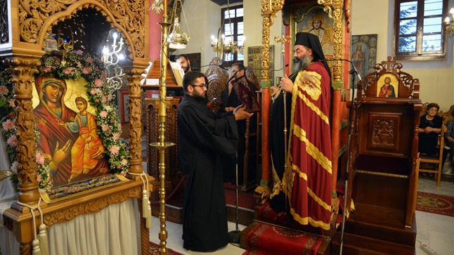 (Φωτογρ. Υλικό) Ιερά Παράκλησις προς την Υπεραγία Θεοτόκο εις...
