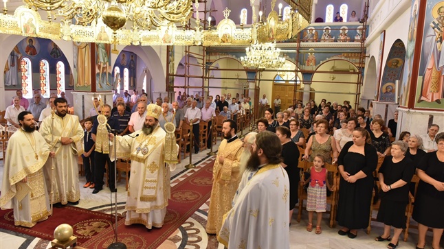 (Δελτίο Τύπου) Αρχιερατική Θεία Λειτουργία εις τον Ιερό Ναό Αγ. Κωνσταντίνου και Ελένης - Ασσήρου