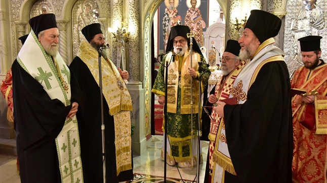 (Δελτίο Τύπου) Αρχιερατική Θεία Λειτουργία εις τον Ιερό Ναό Αγίας Παρασκευής - Λαγκαδά