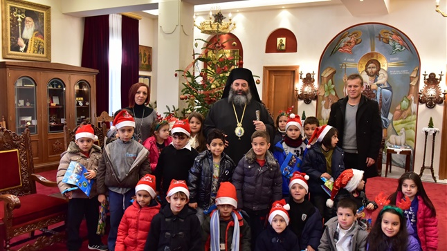 (Δελτίο Τύπου) Χριστουγεννιάτικα Κάλαντα εις την Ιερά Μητρόπολη Λαγκαδά