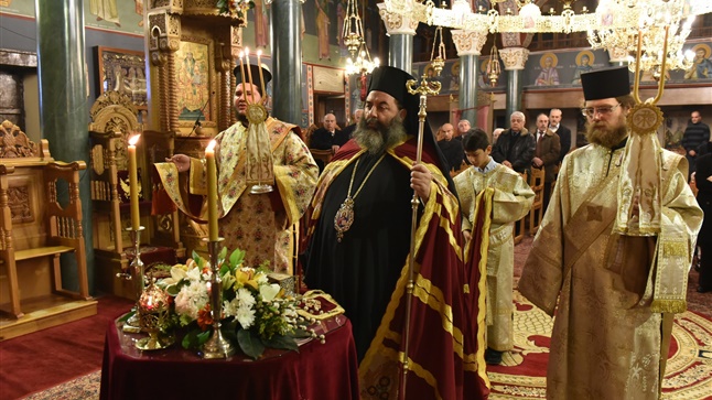 (Δελτίο Τύπου) Πανηγυρική Αρχιερατική Θεία Λειτουργία εις τον Ιερό Ναό Αγίου Αθανασίου - Λητής