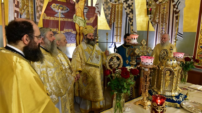 (Δελτίο Τύπου) Αρχιερατική Θεία Λειτουργία εις τον Ιερό Ναό Κοιμήσεως της Θεοτόκου - Λαγκαδά