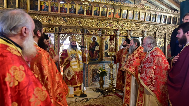 (Δελτίο Τύπου) Αρχιερατική Θεία Λειτουργία εις τον Πανηγυρίζοντα Ιερό Ναό Παμμεγίστων Ταξιαρχών - Όσσας