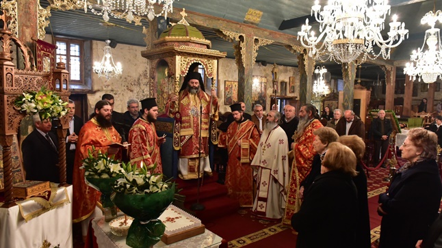 (Δελτίο Τύπου) Αρχιερατική Θεία Λειτουργία εις τον Ιερό Ναό Αγ. Γεωργίου και Αγ. Δημητρίου - Μελισσοχωρίου