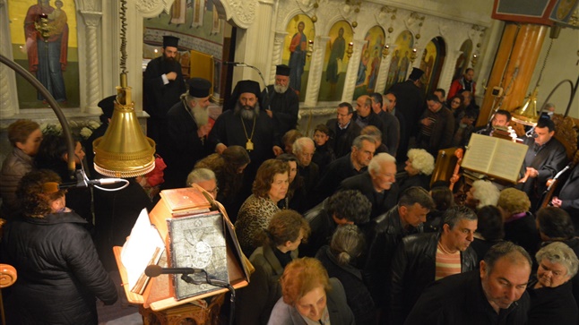 (Δελτίο Τύπου) Η Ακολουθία του Μεγάλου Αποδείπνου εις τον Ι.Ν. Αγ. Παρασκευής - Κολχικού