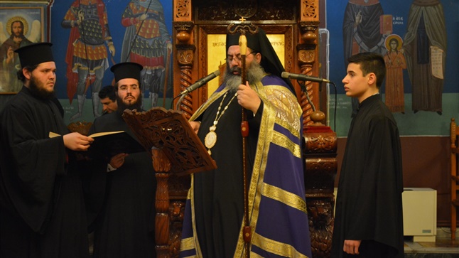 (Φωτογρ. Υλικό) Η ακολουθία του Μεγάλου Αποδείπνου εις τον Ιερό Ναό Γεννέσιου της Θεοτόκου - Πέντε Βρύσεων