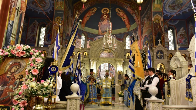 (Δελτίο Τύπου) Πανηγυρική Αρχιερατική Θεία Λειτουργία επί τη Ιερά Μνήτη του Ευαγγελισμού της Υπεραγίας Θεοτόκου