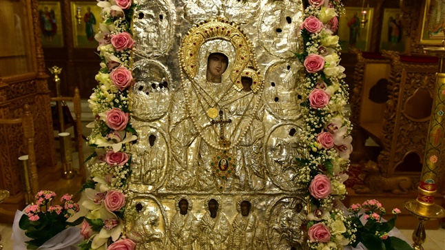 (Φωτογρ. Υλικό) Β΄ Στάση των Χαιρετισμών προς την Υπεραγία Θεοτόκο εις τον Ι.Ν. Κοιμήσεως της Θεοτόκου - Λαγκαδά