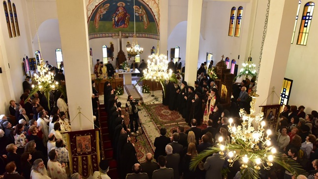 (Δελτίο Τύπου) Μέγας Αρχιερατικός Εσπερινός των Εγκαινίων του Ι.Ν. του Οσίου Πορφυρίου του Καυσοκαλυβίτου