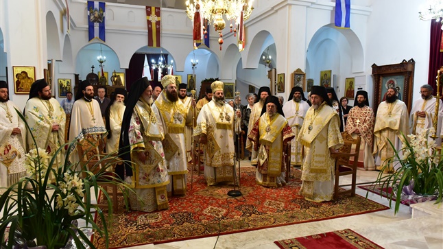 (Δελτίο Τύπου) Αρχιερατικό Συλλείτουργο επί τη Ιερά Μνήμη των Αγίων Κυρίλλου και Μεθοδίου εις τον Ι.Ν. Παναγίας Παρθένου και Αγ. Κυρίλλου και Μεθοδίου - Περιβολακίου