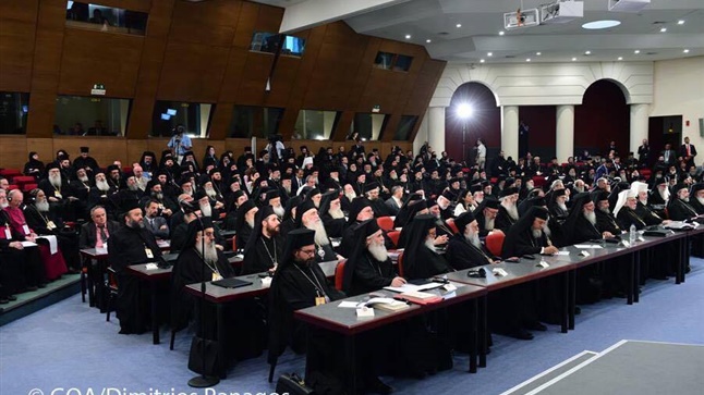 (Φωτογρ. Υλικό) Πρώτη ημέρα των εργασιών της Αγ. και Μεγάλης Συνόδου