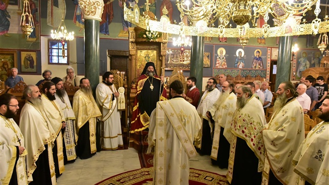 (Δελτίο Τύπου - Εσπερινός) Ολοκληρώθηκαν οι εόρτιες εκδηλώσεις προς τιμήν του Αγ. Ακακίου Επισκόπου Λητής και Ρεντίνης