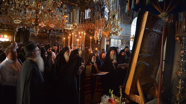 (Δελτίο Τύπου) Εορτή της Κοιμήσεως της Θεοτόκου εις την Ι.Μ. των Ιβήρων - Αγ. Όρους