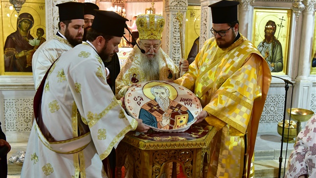 (Δελτίο Τύπου) Αρχιερατικό Συλλείτουργο επί τη Ιερά Μνήμη του Αγίου Ανθίμου εις τον Ι.Ν. Αγ. Δημητρίου - Θεσσαλονίκης