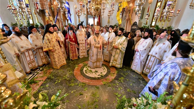 (Δελτίο Τύπου) Πανηγυρική Αρχιερατική Θεία Λειτουργία εις την Ιερά Μονή Παναγίας Θεοσκεπάστου - Σοχού