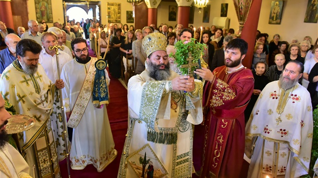(Δελτίο Τύπου) Η Μεγάλη εορτή της Παγκοσμίου Υψώσεως του Τιμίου Σταυρού εις την Ι.Μητρόπολη Λαγκαδά, Λητής και Ρεντίνης