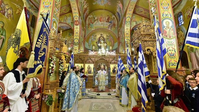 (Δελτίο Τύπου) Πανηγυρική Αρχιερατική Θεία Λειτουργία  επί τη εορτή της Φωτοφόρου Σκέπης της Υπεραγίας Θεοτόκου