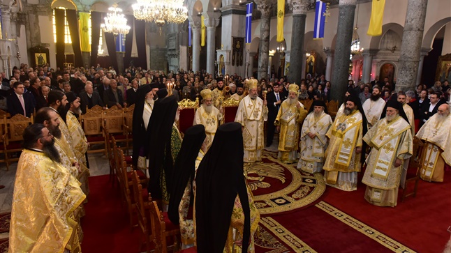 (Δελτίο Τύπου) Πατριαρχική-Πολυαρχιερατική Θεία Λειτουργία εις τον Ιερό Ναό Αγίου Δημητρίου - Θεσσαλονίκης