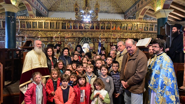 (Δελτίο Τύπου) Πανηγυρική Αρχιερατική Θεία Λειτουργία εις τον Ιερό Ναό Παμμεγίστων Ταξιαρχών - Όσσης