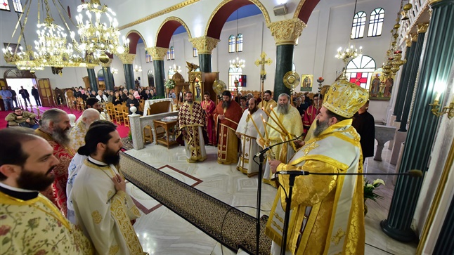 (Δελτίο Τύπου) Πανηγυρική Αρχιερατική Θεία Λειτουργία εις τον Ιερό Ναό Αγ. Αθανασίου και Νεκταρίου - Καβαλαρίου