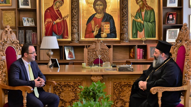 (Δελτίο Τύπου) Εθιμοτυπική επίσκεψη του Γενικού Πρόξενου της Τουρκίας εις την Ιερά Μητρόπολη Λαγκαδά