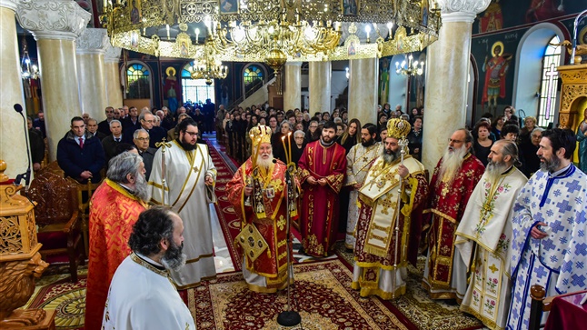 (Δελτίο Τύπου) Αρχιερατικό Συλλείτουργο εις τον Ι.Ν. Κοιμήσεως της Θεοτόκου - Δρυμού