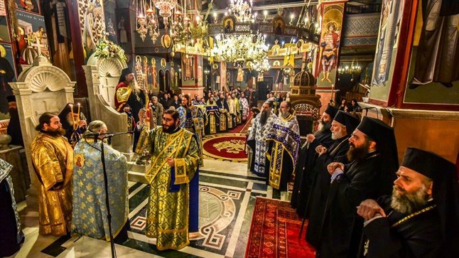 (Δελτίο Τύπου) Πανηγυρικός  Πολυαρχιερατικός Εσπερινός επί τη Ιερά Μνήμη της Συνάξεως του Τιμίου Προδρόμου και Βαπτιστού Ιωάννου εις τον Ι.Μ.Ν. Αγ. Παρασκευής - Λαγκαδά