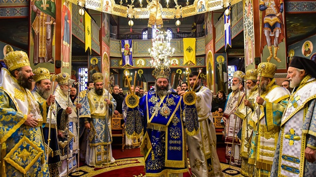 (Δελτίο Τύπου) Πολυαρχιερατικό Συλλείτουργο επί τη εορτή της Συνάξεως του Τιμίου Προδρόμου και Βαπτιστού Ιωάννου εις την Ιερά Μητρόπολη Λαγκαδά