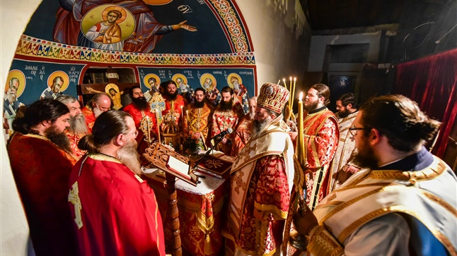 (Δελτίο Τύπου) Ιερά Αγρυπνία εις τον Ιερό Προσκυνηματικό Ναό Παμμεγίστων Ταξιαρχών - Όσσας