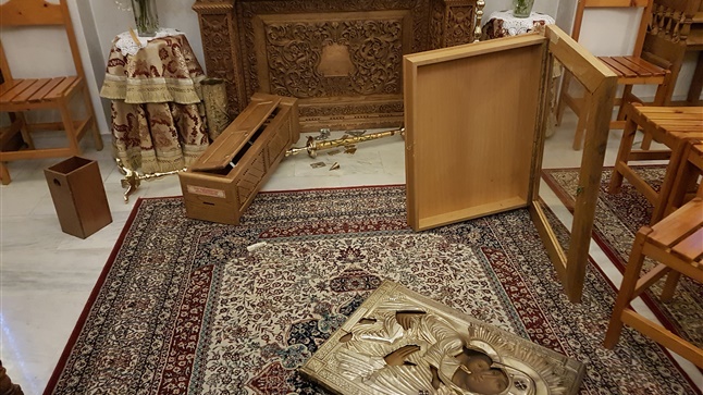 (Δελτίο Τύπου) Βανδαλισμός από ιερόσυλους στον Ιερό Ναό του Αγίου Νικολάου Λαγυνών