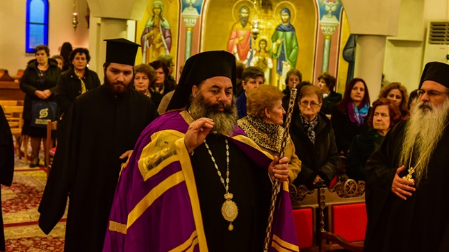 (Δελτίο Τύπου) Αρχιερατικό Τρισάγιο - Κατανυκτικός εσπερινός εις τον Ιερό Ναό Αγ. Ραφαήλ, Νικολάου και Ειρήνης - Λαγυνών 
