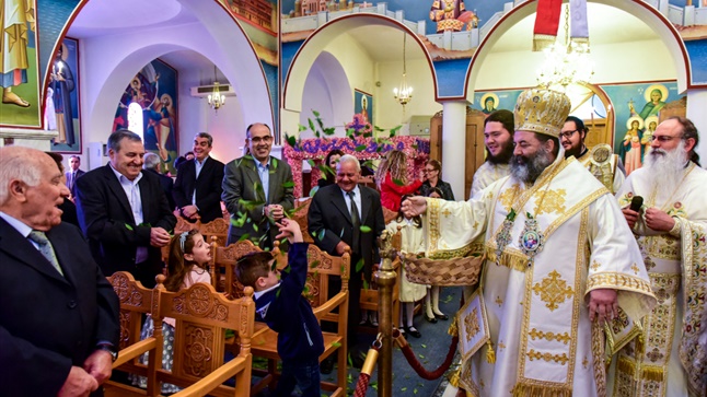 (Δελτίο Τύπου) Η Ακολουθία του Εσπερινού και η Αρχιερατική Θεία Λειτουργία της πρώτης Αναστάσεως εις τον Ι.Ν. Κωνσταντίνου και Ελένης - Ασσήρου