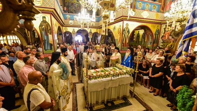 (Δελτίο Τύπου) Πανηγυρική Αρχιερατική Θεία Λειτουργία επί τη εορτή της Κοιμήσεως και η εις τους Ουρανούς Μετάσταση της Υπεραγίας Θεοτόκου 