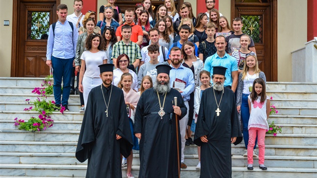 (Δελτίο Τύπου) Επίσκεψη της Χορωδίας του Καθεδρικού Ναού του Αγίου Αλεξάνδρου Nevskiy εις την Ιερά Μητρόπολη Λαγκαδά