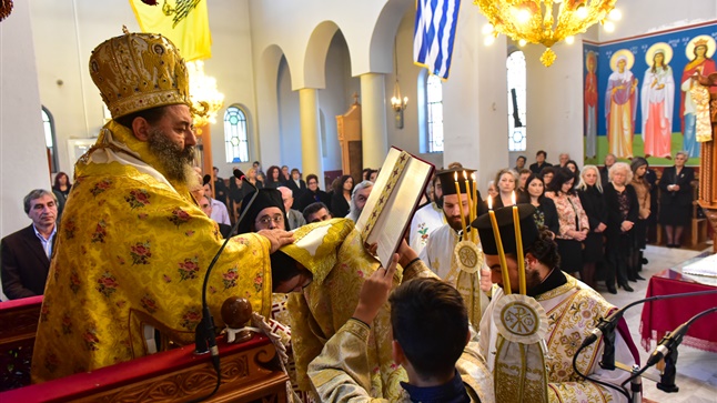 (Δελτίο Τύπου) Αρχιερατική Θεία Λειτουργία και χειροτονία νεου διακόνου εις τον Ι.Ν. Αγ. Δημητρίου - Αναλήψεως
