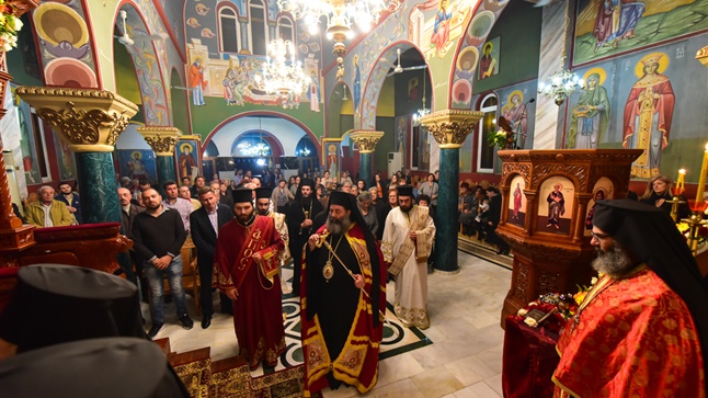 (Δελτίο Τύπου) Όρθρος της Μ. Δευτέρας της Μ εβδομάδος του Αγ. Δημητρίου εις τον Ι.Ν. Αγ. Δημητρίου - Χρυσαυγής 